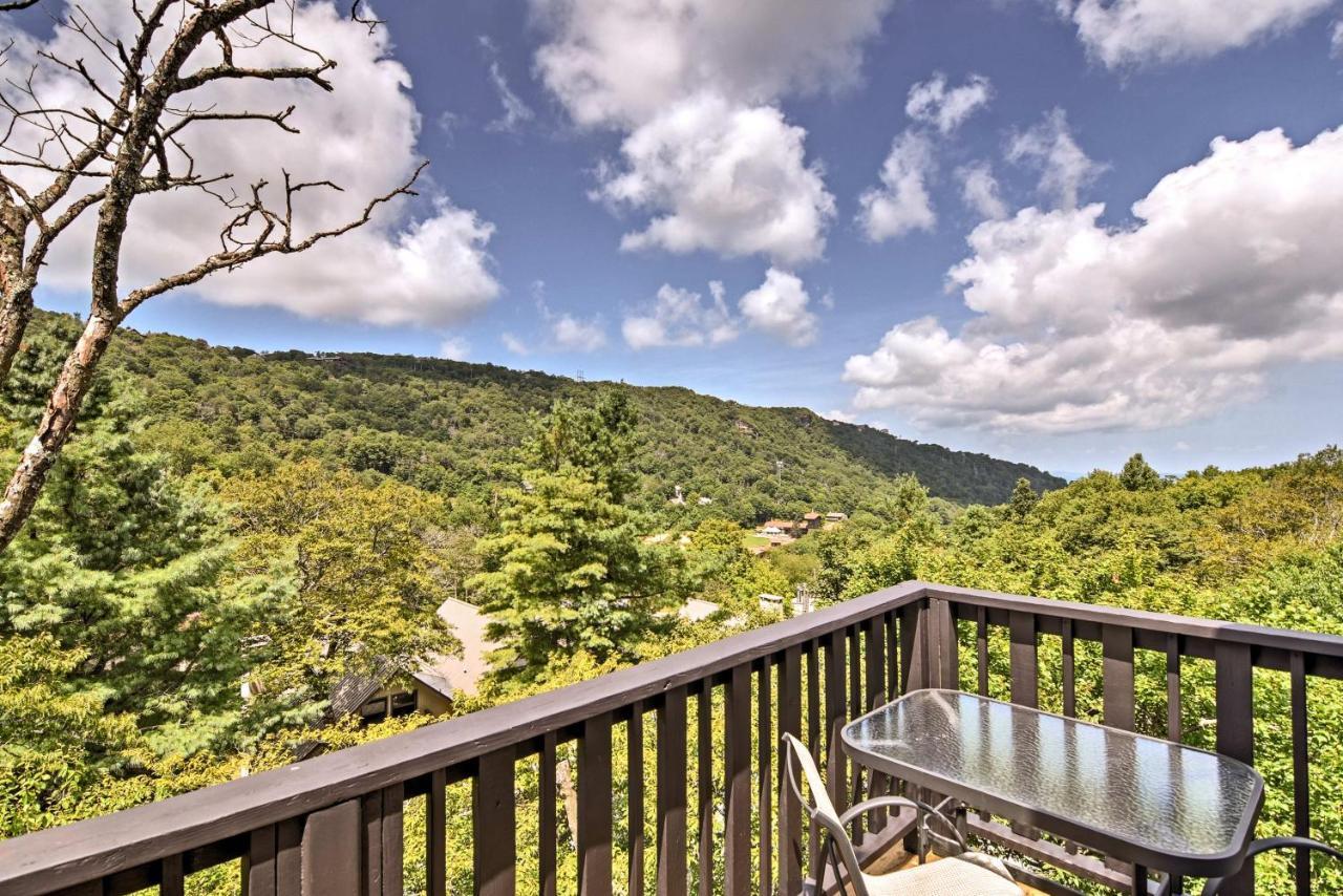 Beech Mountain Condo With Balcony, Walk To Resort! Bagian luar foto